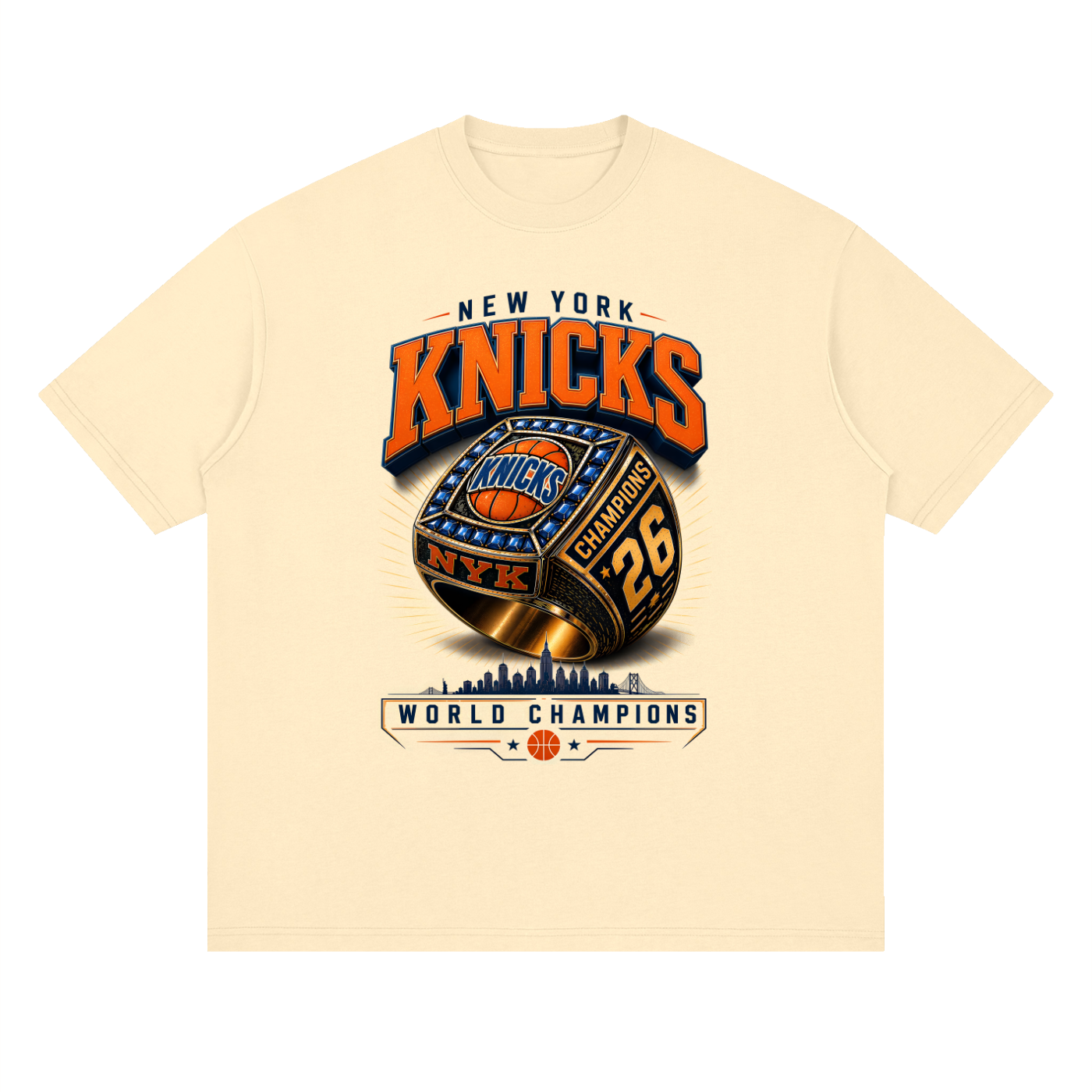 New York Knicks World Champions Ring Tee