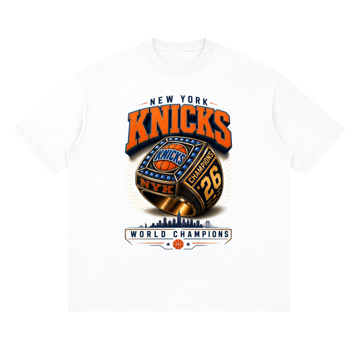 New York Knicks World Champions Ring Tee