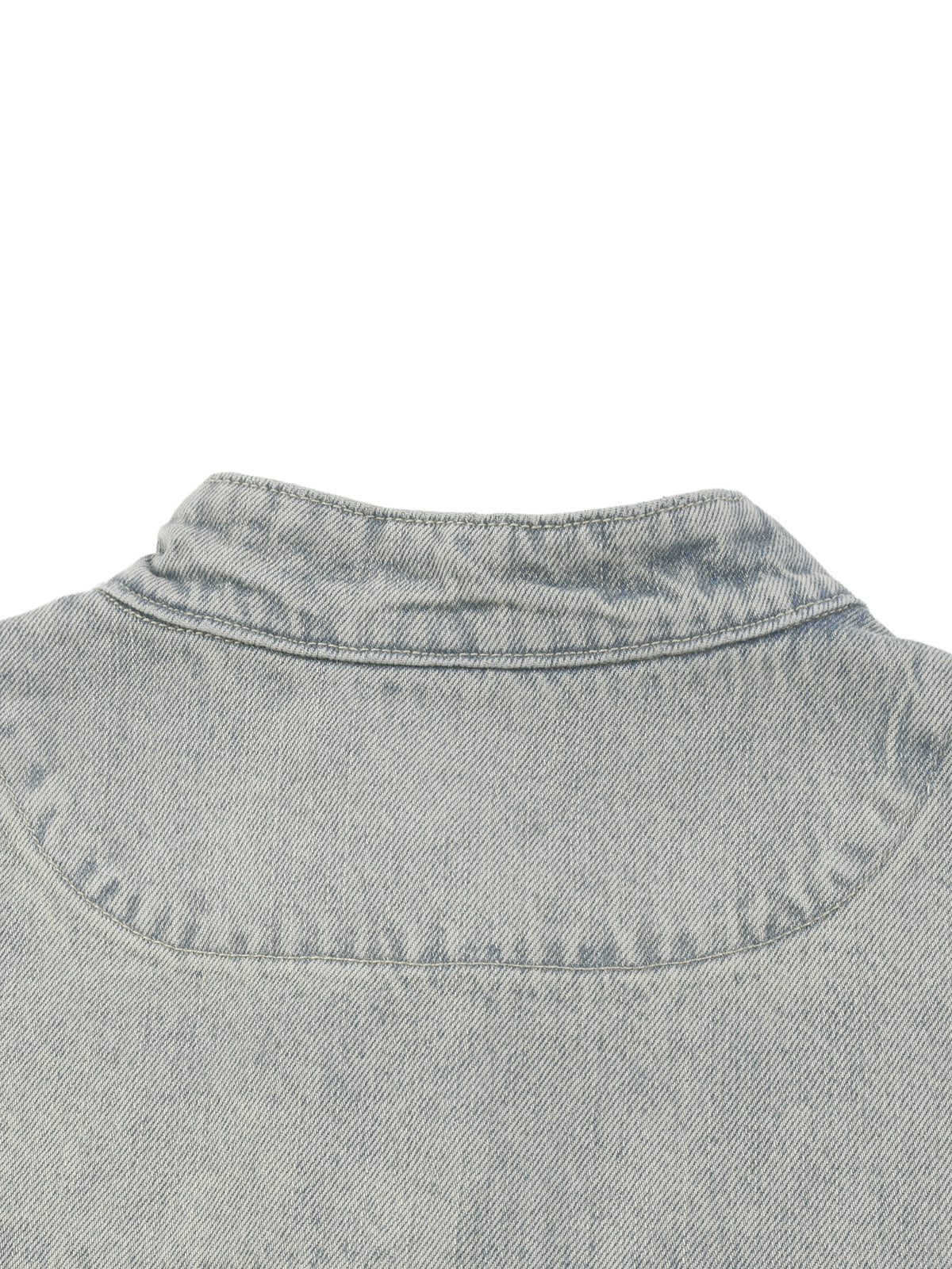 Vintage Wash Zip Denim Jacket